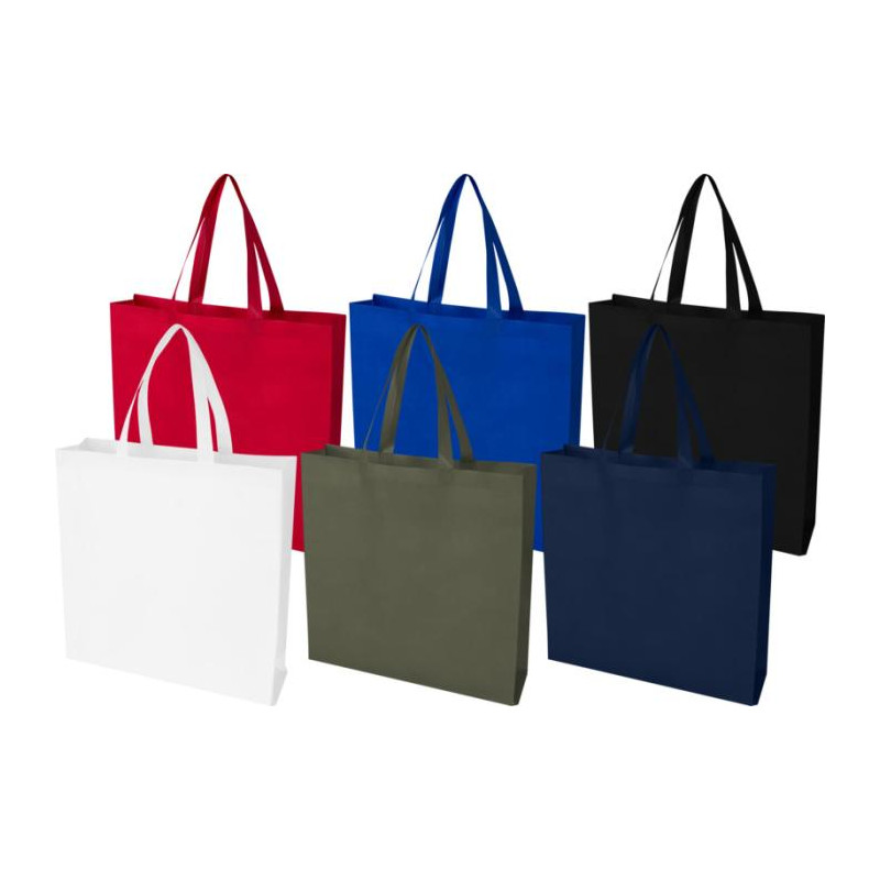 EcoSeal torba na zakupy z dnem wykonana z włókiny z recyklingu z certyfikatem GRS o pojemności 12 l-82022