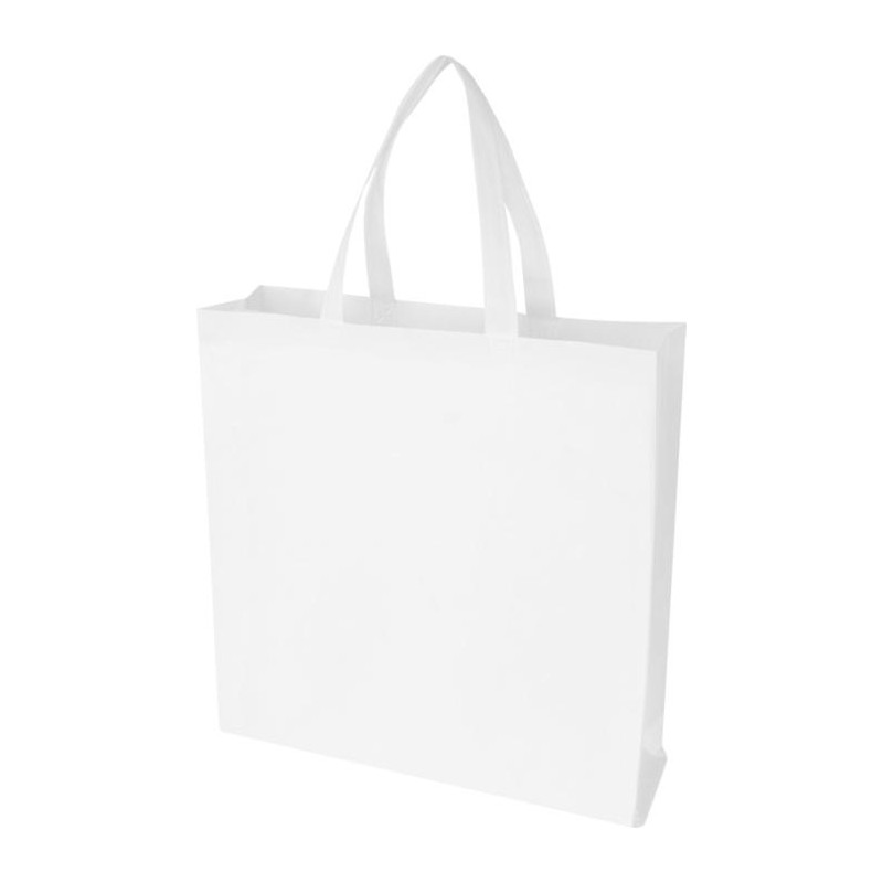 EcoSeal torba na zakupy z dnem wykonana z włókiny z recyklingu z certyfikatem GRS o pojemności 12 l-82008