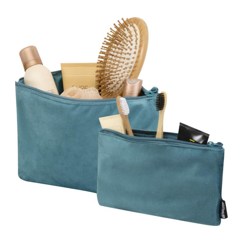 Swift zestaw aksamitnych kosmetyczek z recyklingu z certyfikatem GRS-82090