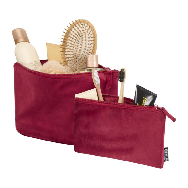 Swift zestaw aksamitnych kosmetyczek z recyklingu z certyfikatem GRS-82088
