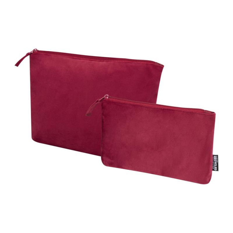 Swift zestaw aksamitnych kosmetyczek z recyklingu z certyfikatem GRS-82089