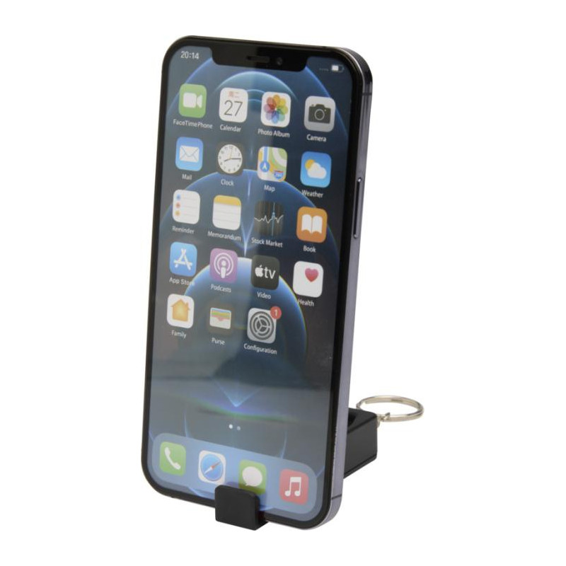 Aggia stojak na telefon z bambusa z zabawką sensoryczną z tworzyw sztucznych pochodzących z recyklingu-82338