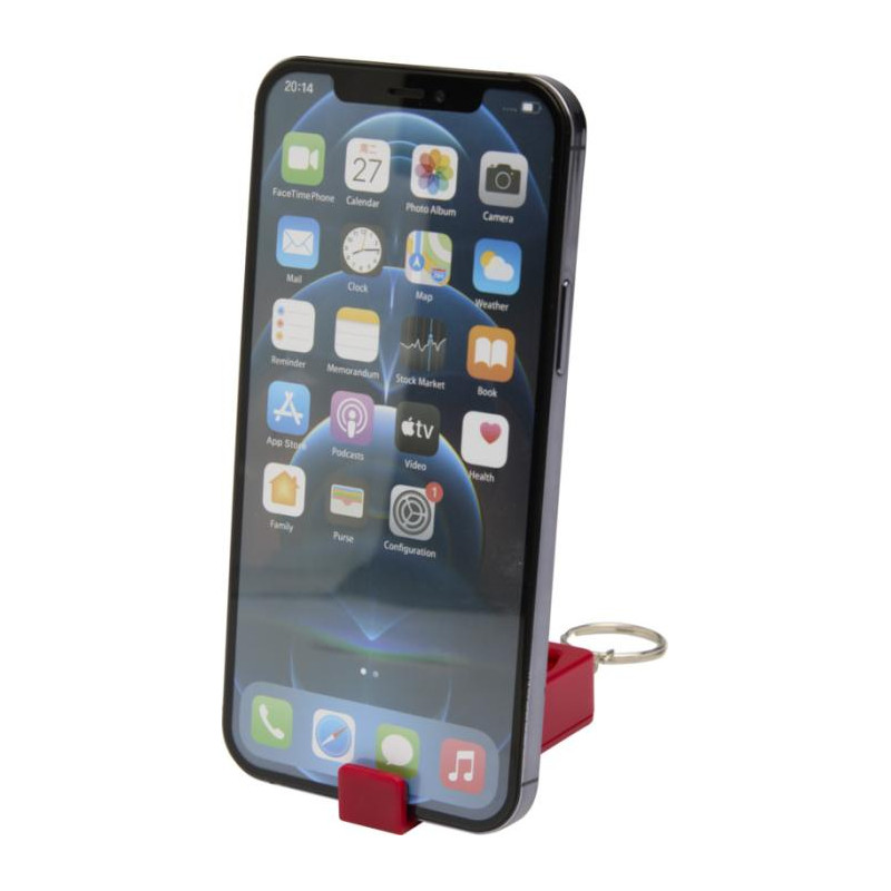 Aggia stojak na telefon z bambusa z zabawką sensoryczną z tworzyw sztucznych pochodzących z recyklingu-82332