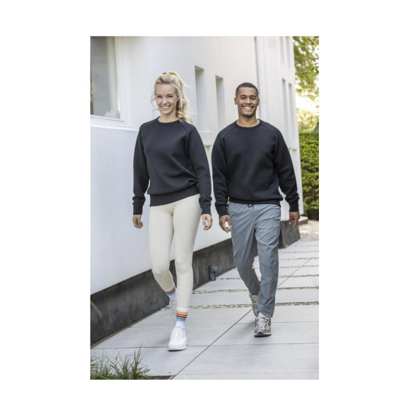 Yukon sweter sportowy typu unisex z dzianiny interlock z okrągłym dekoltem-82478