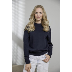 Jet sweter Unisex Aware™ z okrągłym dekoltem z materiałów z recyklingu - z własnym logo