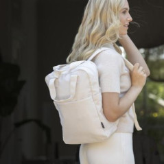 Trip Aware™, plecak na laptopa 14 cali wykonany z materiałów z recyklingu, 9 l - z własnym logo