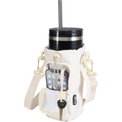 Trip Aware™, torba na butelki wykonana z materiałów z recyklingu, 2 l-82059