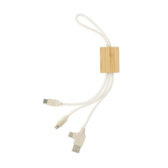 Brelok kabel do ładowania z 4 końcówkami - z własnym logo